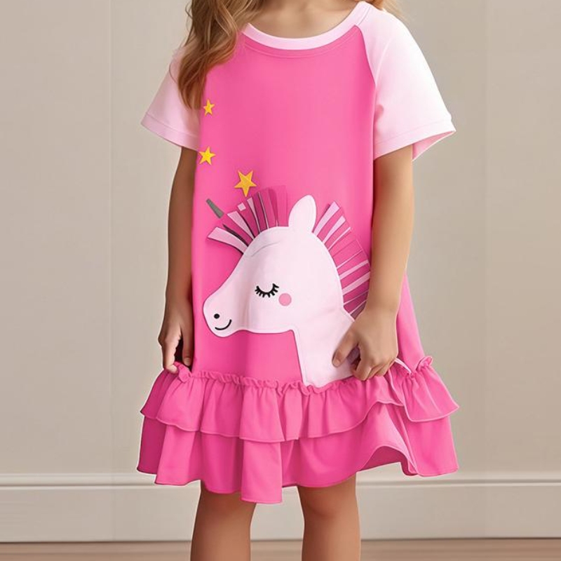 Girls cotton Dress JGS3003 Vestidos para niñas