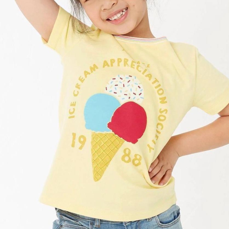 Girls COTTON T-shirt J51823 Camiseta para niñas