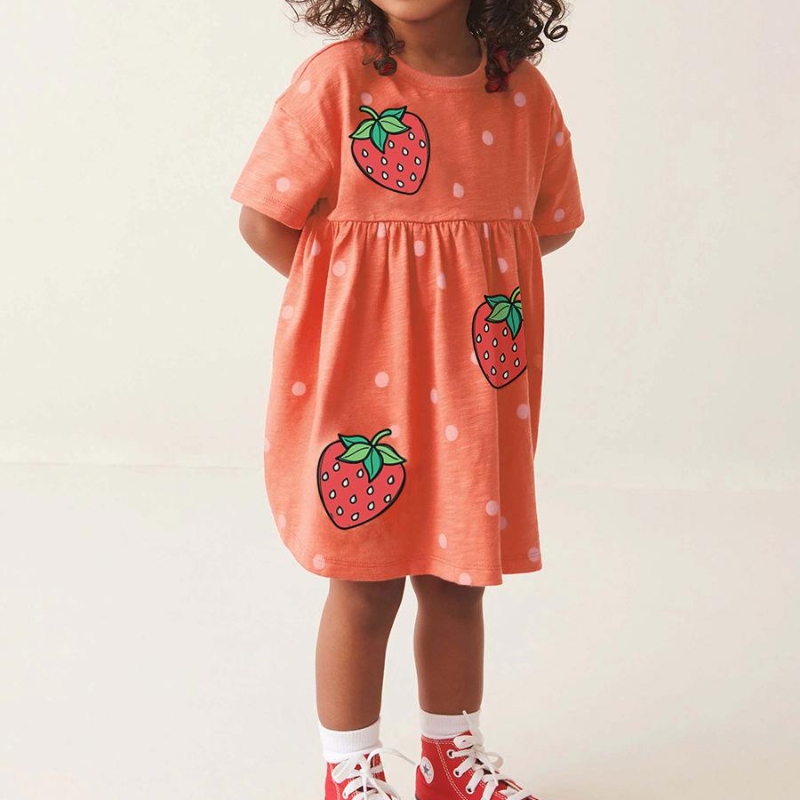 Girls cotton Dress JGS0038 Vestidos para niñas