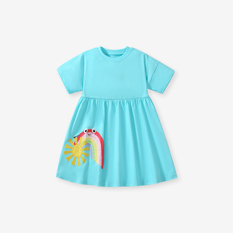 Girls cotton Dress JGS0045 Vestidos para niñas