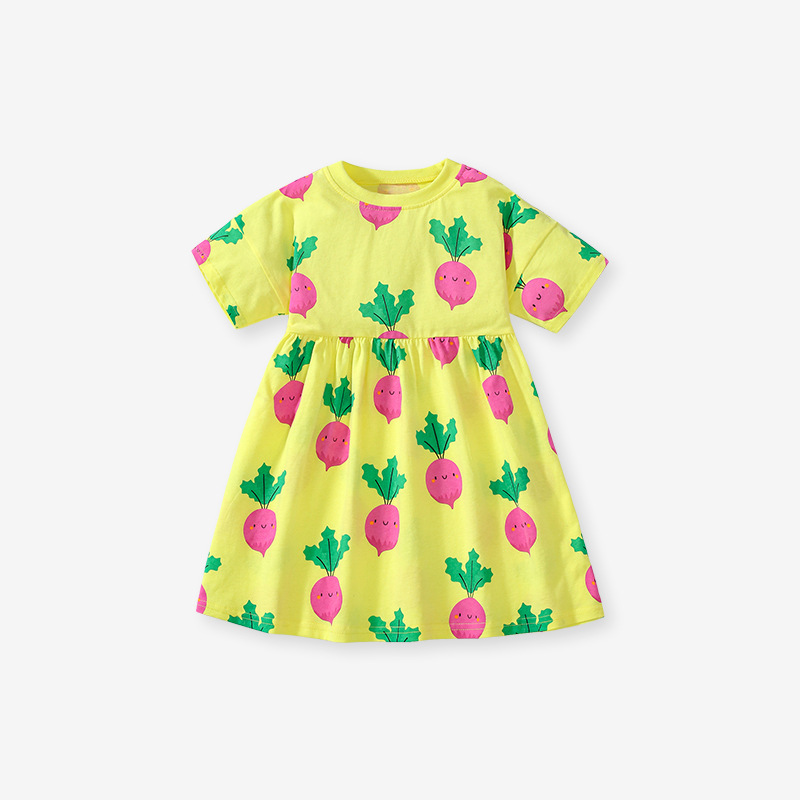 Girls cotton Dress JGS0051 Vestidos para niñas