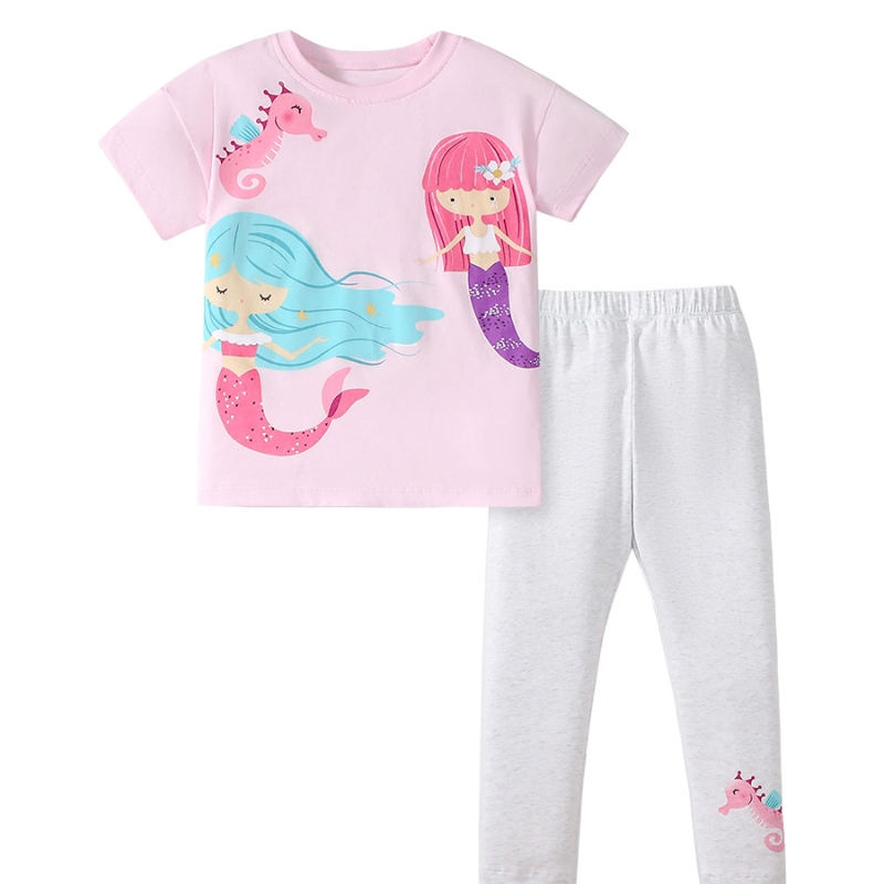 Girls T-shirt and pants sets JBG2001 Niños ropa conjuntos