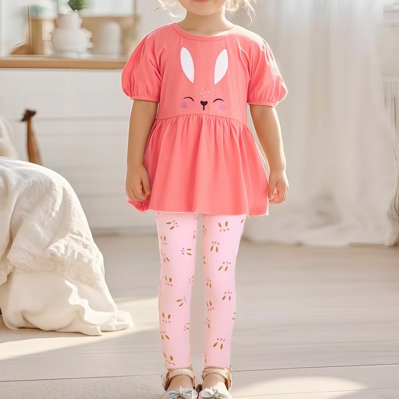 Girls T-shirt and pants sets vestido JBG2006 Niños ropa conjuntos