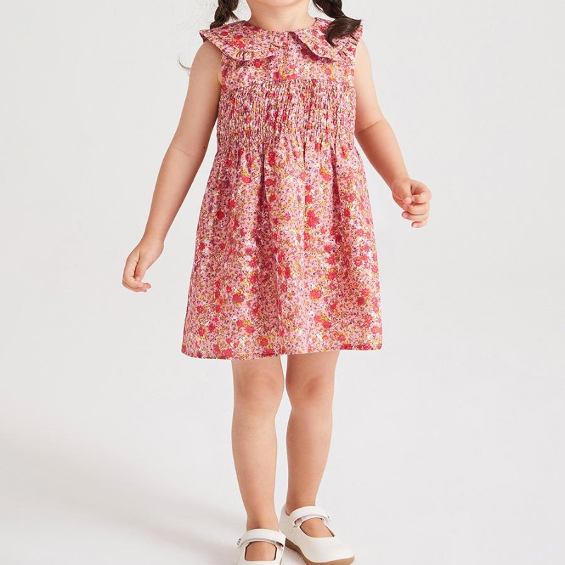 Girls cotton Dress JGS1210 Vestidos para niñas