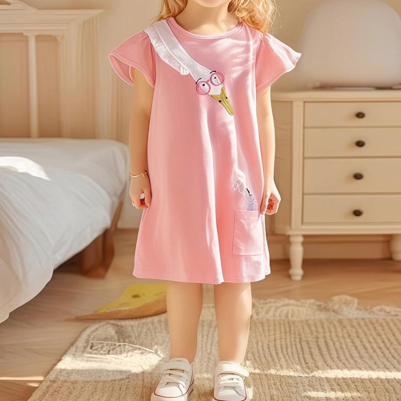 Girls cotton Dress JGS0062 Vestidos para niñas