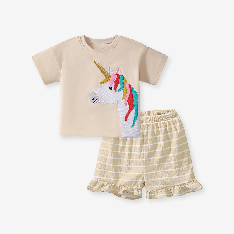 Girls T-shirt and pants sets JBG2026 Niñas ropa conjuntos